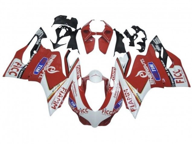 2013-2016 Triumph Daytona 675 Triple Motorcycle Fairings - White Red Fiamm Australia for Sale