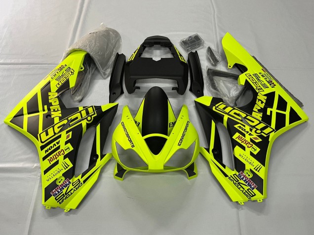 2006-2008 Triumph Daytona 675 Triple Motorcycle Fairings - Yellow Matte Black Australia for Sale