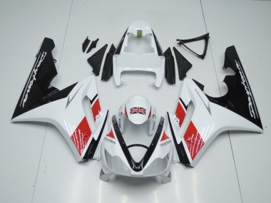 2006-2008 Triumph Daytona 675 Triple Motorcycle Fairings - White Red Glossy Black Australia for Sale