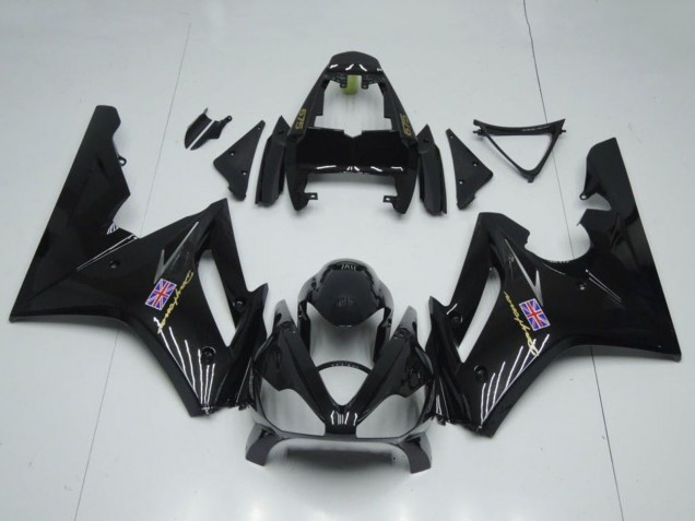 2006-2008 Triumph Daytona 675 Triple Motorcycle Fairings - Glossy Black Australia for Sale