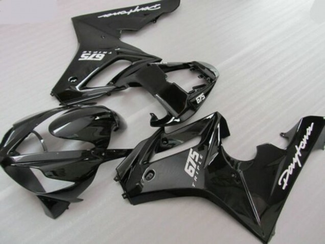 2006-2008 Triumph Daytona 675 Triple Motorcycle Fairings - Glossy Black Matte Black Australia for Sale