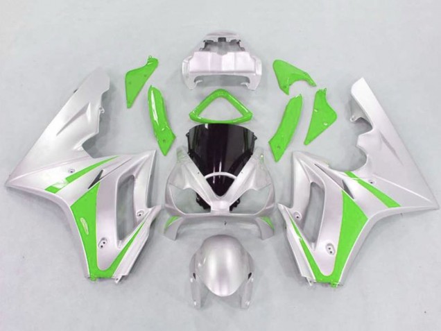 2006-2008 Triumph Daytona 675 Triple Motorcycle Fairings - Silver Green Australia for Sale