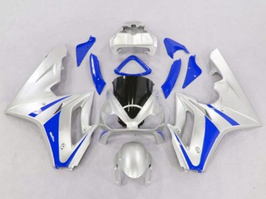 2006-2008 Triumph Daytona 675 Triple Motorcycle Fairings - Silver Blue Australia for Sale