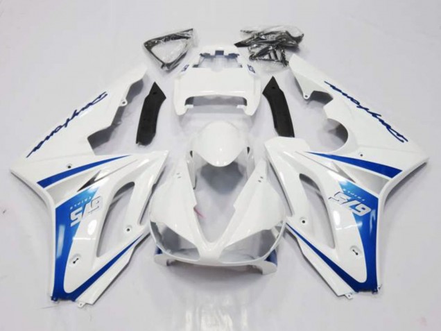 2006-2008 Triumph Daytona 675 Triple Motorcycle Fairing - White Blue Australia for Sale