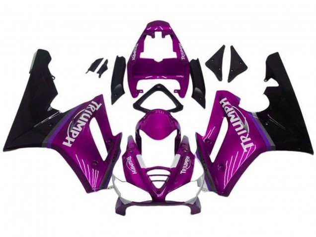 2009-2012 Triumph Daytona 675 Triple Motorcycle Fairings - Purple Glossy Black Australia for Sale