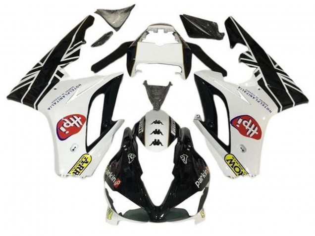 2009-2012 Triumph Daytona 675 Triple Motorcycle Fairings - White Glossy Black HPi Australia for Sale