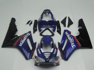 2009-2012 Triumph Daytona 675 Triple Motorcycle Fairings - Blue Red Glossy Black Australia for Sale