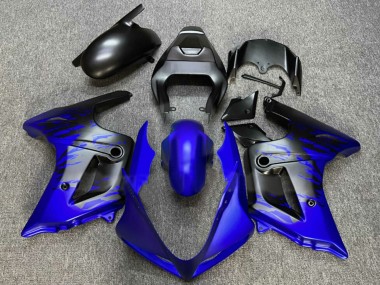 2003-2013 Suzuki SV650 Motorcycle Fairings - Blue Matte Black Splash Australia for Sale