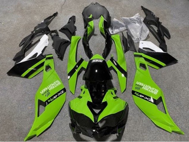 2019-2025 Kawasaki ZX4R ZX-4RR Motorcycle Fairings - Green Black White Australia for Sale