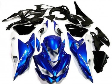 2019-2025 Kawasaki ZX4R ZX-4RR Motorcycle Fairings - White Blue Australia for Sale