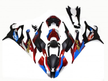 2019-2022 BMW S1000RR Motorcycle Fairings - Black Blue Red Gold Australia for Sale