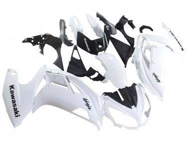 2012-2016 Kawasaki EX650 Motorcycle Fairings - White Black Australia for Sale