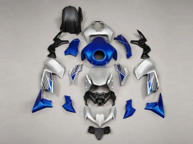 2020-2024 Kawasaki Z900 Motorcycle Fairings - Blue Silver Australia for Sale