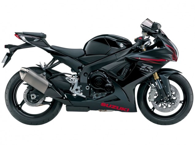 2011-2024 Suzuki GSXR 600/750 Motorcycle Fairings - Matte Black Red Australia for Sale