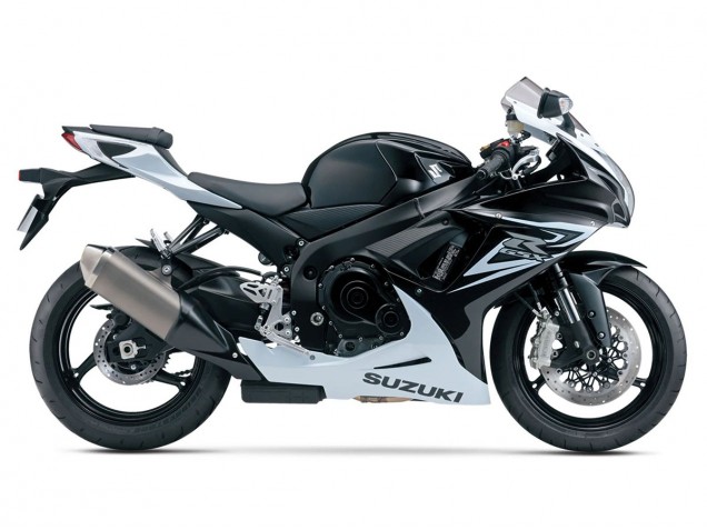 2011-2024 Suzuki GSXR 600/750 Motorcycle Fairings - White Australia for Sale