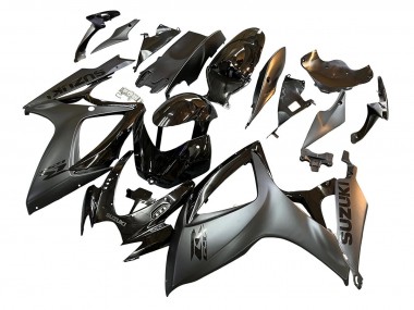 2006-2007 Suzuki GSXR 600/750 Motorcycle Fairings - Glossy Black Matte Black Australia for Sale