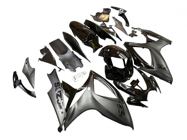 2006-2007 Suzuki GSXR 600/750 Motorcycle Fairings - Glossy Black Matte Black Australia for Sale
