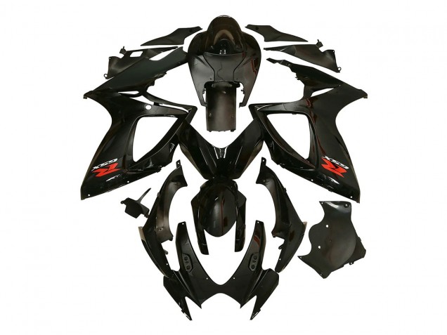 2006-2007 Suzuki GSXR 600/750 Motorcycle Fairing - Glossy Black Australia for Sale
