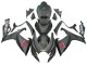 2006-2007 Suzuki GSXR 600/750 Motorcycle Fairings - Matte Black Australia for Sale