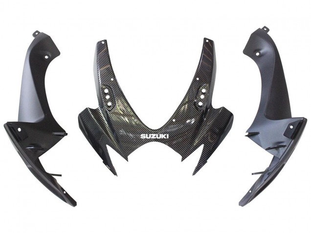 2006-2007 Suzuki GSXR 600/750 Motorcycle Fairings - Black White Carbon Fiber Style Australia for Sale