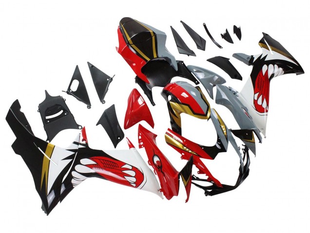 2011-2024 Suzuki GSXR 600/750 Motorcycle Fairings - Red Gold Grey Black White Shark Australia for Sale