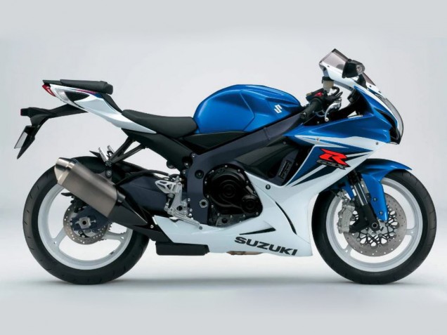 2011-2024 Suzuki GSXR 600/750 Motorcycle Fairings - Blue White Australia for Sale