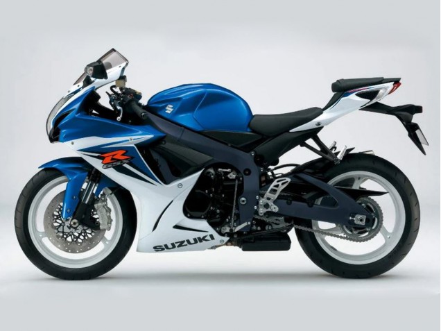 2011-2024 Suzuki GSXR 600/750 Motorcycle Fairings - Blue White Australia for Sale