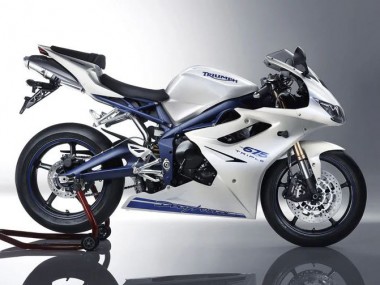 2006-2008 Triumph Daytona 675 Motorcycle Fairings - White Blue Australia for Sale