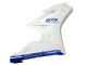 2006-2008 Triumph Daytona 675 Motorcycle Fairings - White Blue Australia for Sale