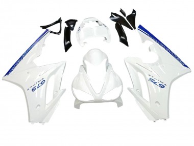 2006-2008 Triumph Daytona 675 Motorcycle Fairings - White Blue Australia for Sale