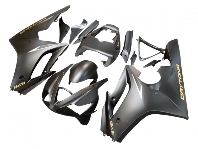 2006-2008 Triumph Daytona 675 Motorcycle Fairings - Matte Black Australia for Sale