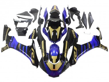 2015-2019 Yamaha YZF R1 Motorcycle Fairings - Blue Gold Black Australia for Sale