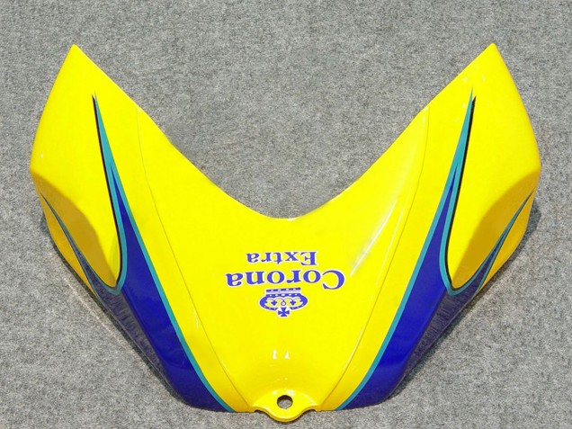 2006-2007 Suzuki GSXR 600/750 Motorcycle Fairings - White Blue Yellow Corona Alstare Australia for Sale