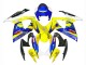 2006-2007 Suzuki GSXR 600/750 Motorcycle Fairings - White Blue Yellow Corona Alstare Australia for Sale