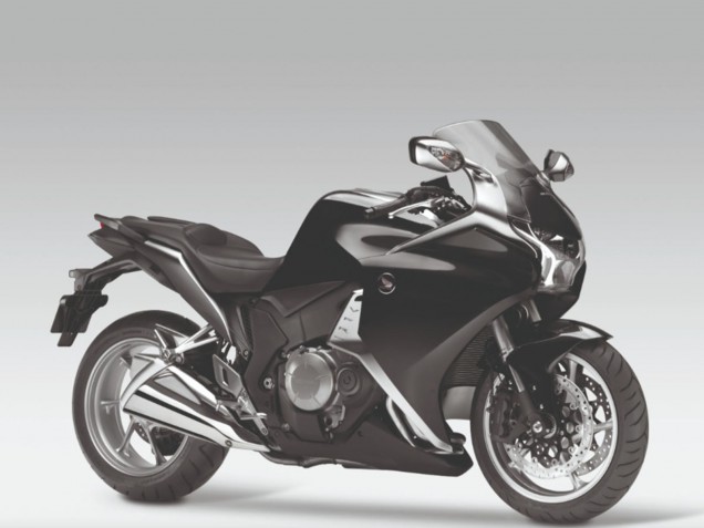 2010-2014 Honda VFR 1200 Motorcycle Fairings - Glossy Black Australia for Sale