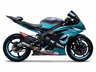 2008-2016 Yamaha YZF R6 Motorcycle Fairings - Light Green White Black Petronas Australia for Sale