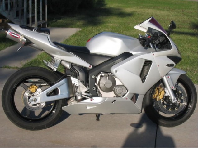 2003-2004 Honda CBR600RR Motorcycle Fairings - Silver Australia for Sale