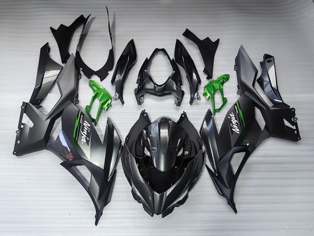 2018-2024 Kawasaki EX400 Motorcycle Fairings - Glossy Black Matte Black Green White Australia for Sale