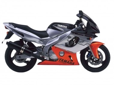 1996-2007 Yamaha YZF600R Thundercat Motorcycle Fairings - Grey Orange Black Australia for Sale