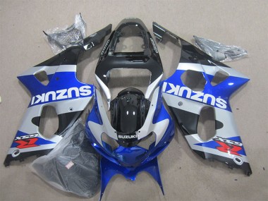 2000-2002 Suzuki GSXR 1000 Motorcycle Fairings - Blue Silver Black Red White Decal Australia for Sale