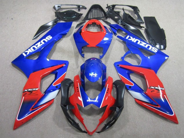 2005-2006 Suzuki GSXR 1000 Motorcycle Fairings - Blue Red Australia for Sale