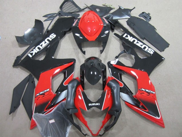 2005-2006 Suzuki GSXR 1000 Motorcycle Fairings - Black Red Australia for Sale