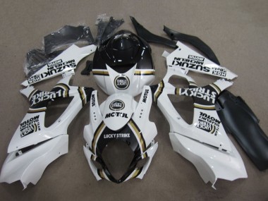 2007-2008 Suzuki GSXR 1000 Motorcycle Fairing - White Black Lucky Strike Motul Australia for Sale