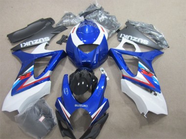 2007-2008 Suzuki GSXR 1000 Motorcycle Fairings - White Blue Red Australia for Sale