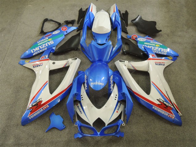 2008-2010 Suzuki GSXR 600 Motorcycle Fairings - White Blue Red Green Australia for Sale
