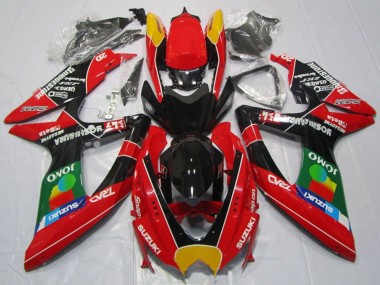 2008-2010 Suzuki GSXR 600 Motorcycle Fairings - Red Orange Blue Green Black JOMO Australia for Sale