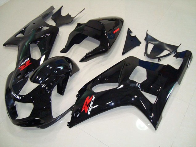 2001-2003 Suzuki GSXR 750 Motorcycle Fairings - Glossy Black Australia for Sale