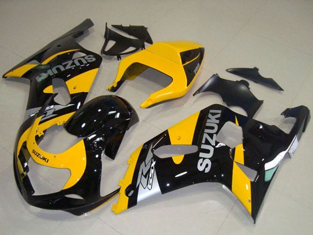 2001-2003 Suzuki GSXR 750 Motorcycle Fairings - Yellow Black Australia for Sale