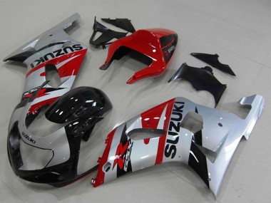 2001-2003 Suzuki GSXR 750 Motorcycle Fairings - Red Silver Black Australia for Sale
