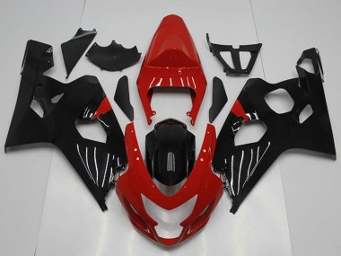 2004-2005 Suzuki GSXR 750 Motorcycle Fairing - Red Glossy Black Australia for Sale